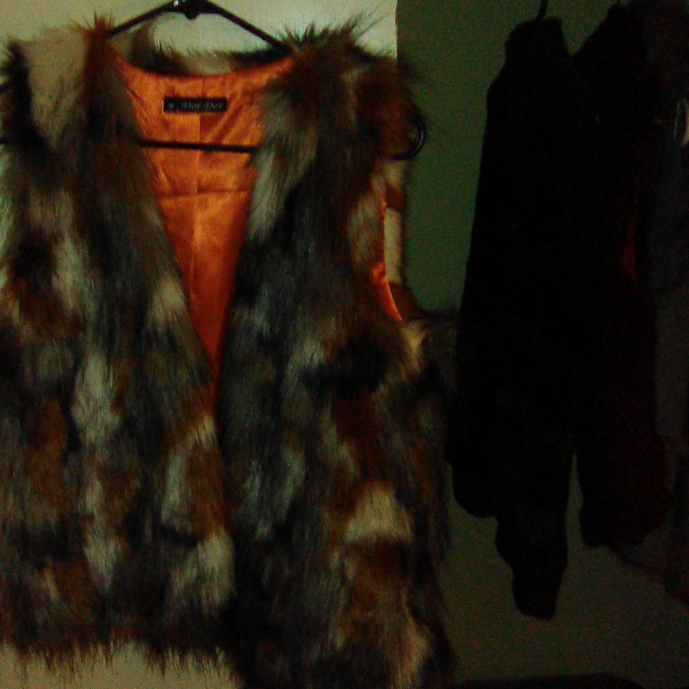 Vintage fur vest